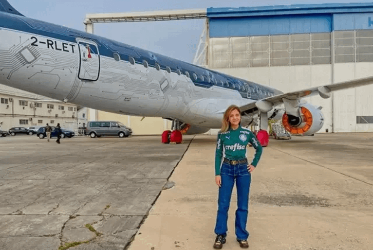 Avião do Palmeiras chega ao Brasil e se prepara para decolar em direção a São Paulo