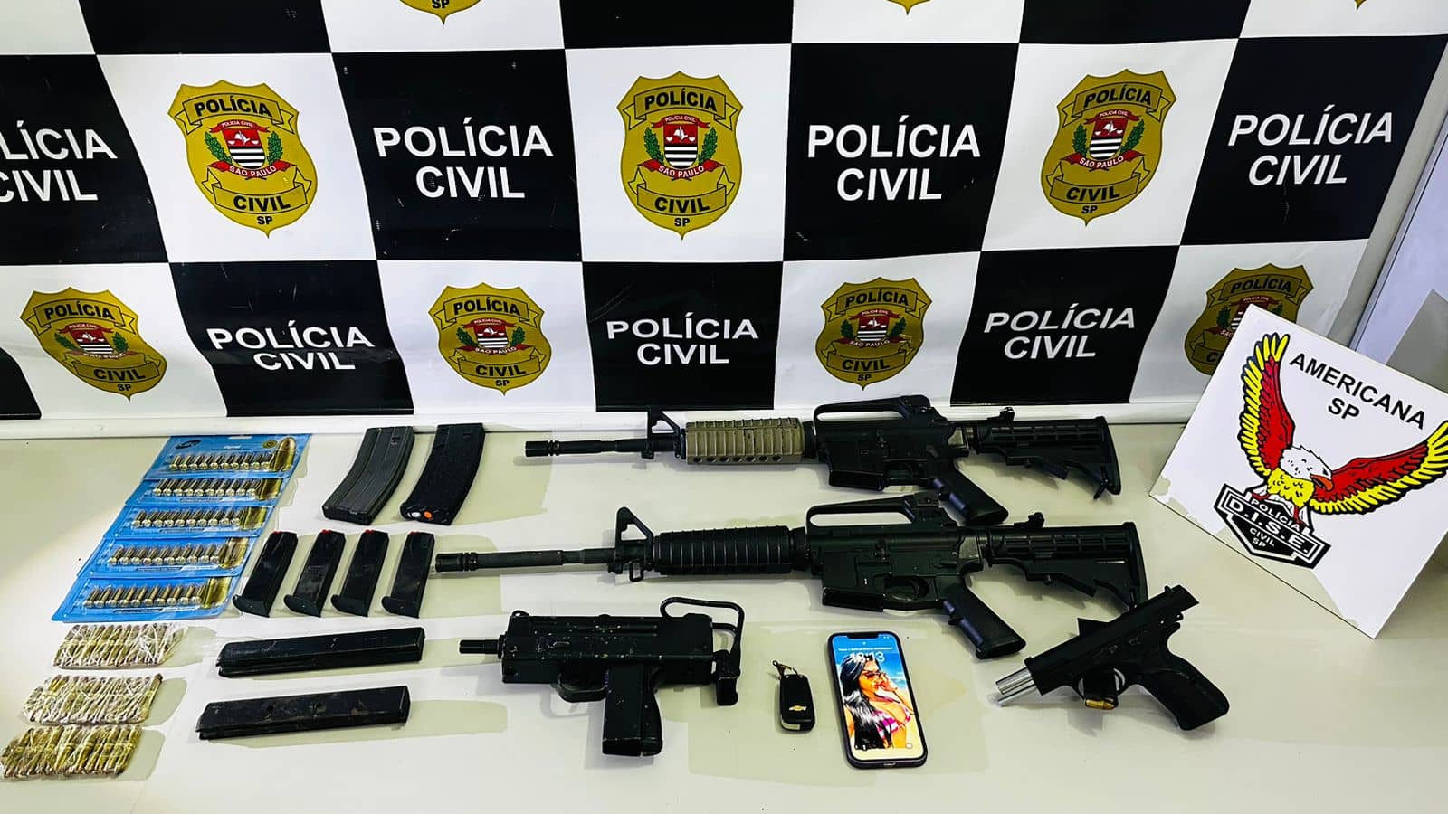 Polícia Civil realiza operação Paiol e apreende armas em Americana, SP